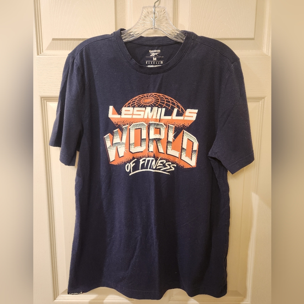 LES MILLS World of Fitness Navy T-Shirt
